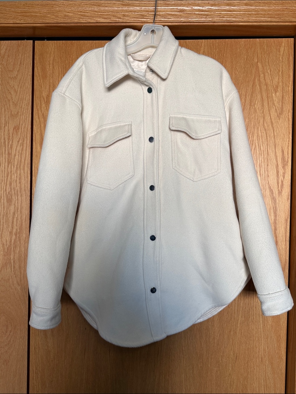 Women’s large Abercrombie & Fitch Cream Utility Jacket